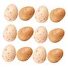 20Pcs Faux Chicken Eggs for Easter Decor Realistic Speckled Bird Eggs for DIY Spring Displays Gardens and Festive Decorations view 1