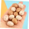 20Pcs Faux Chicken Eggs for Easter Decor Realistic Speckled Bird Eggs for DIY Spring Displays Gardens and Festive Decorations view 4