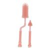 2Pcs Bottle Brush Plastic Handle Cleaner for Feeding Bottles Pacifiers Water Cups Rotating Design for Cleaning Soft Durable Material view 1