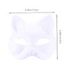 12Pcs DIY Blank Pulp Animal Masks Shapes for Painting Lightweight Decorative Masks for Parties and Cosplay Activities view 2