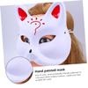 12Pcs DIY Blank Pulp Animal Masks Shapes for Painting Lightweight Decorative Masks for Parties and Cosplay Activities view 4
