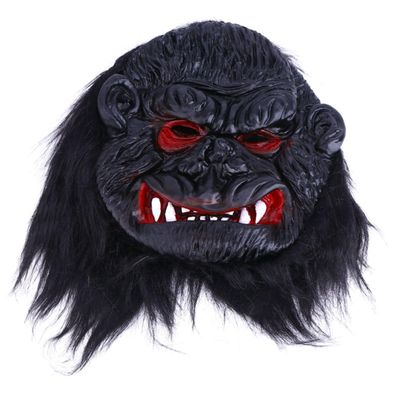 1Pc Scary Gorilla Mask for Halloween Novelty Horror Face Mask for Masquerade Party Skin Friendly Design Creative Appearance to Enhance Halloween Atmosphere