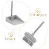 OSALADI Miniature Cleaning Tools Set Mini Broom Dustpan Small Dustpan Brush for Dollhouse Mini House Ornament view 3