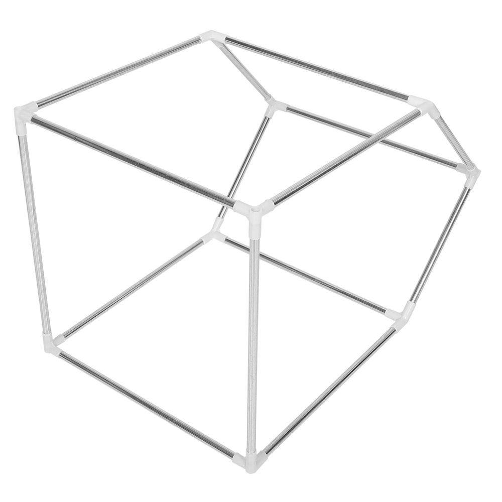 1 Set Tent Frame Structure for DIY Playhouse Quick Setup Portable Design for Indoor Outdoor Fun for Childrens Creativity Skill Development
