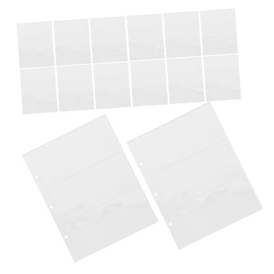 SHINEOFI 20pcs Currency Storage Album Clear Protector Sleeves for Banknote Display Lightweight Money Holder for Easy Organization and Travel Design for Various Currency Types