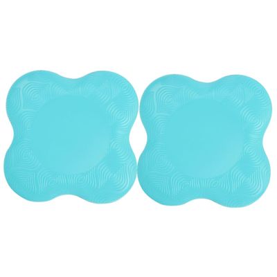 Abaodam 2pcs Non-slip Yoga Mat for Gym Home Fitness Stability Training Elbow Ankle Support Sky