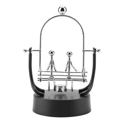 Aqur2020 Perpetual Motion Desk Ornament, Swinging Model Art Craft Decoration, Fun Swinging Motion Ideal Present for Friends and Family (1#)