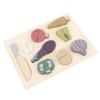Bnineteenteam Wooden Cutting Play Food Set Beech Wood Vegetables Toy with Detachable Pieces for Toddlers Kids Fine Motor Skills view 4