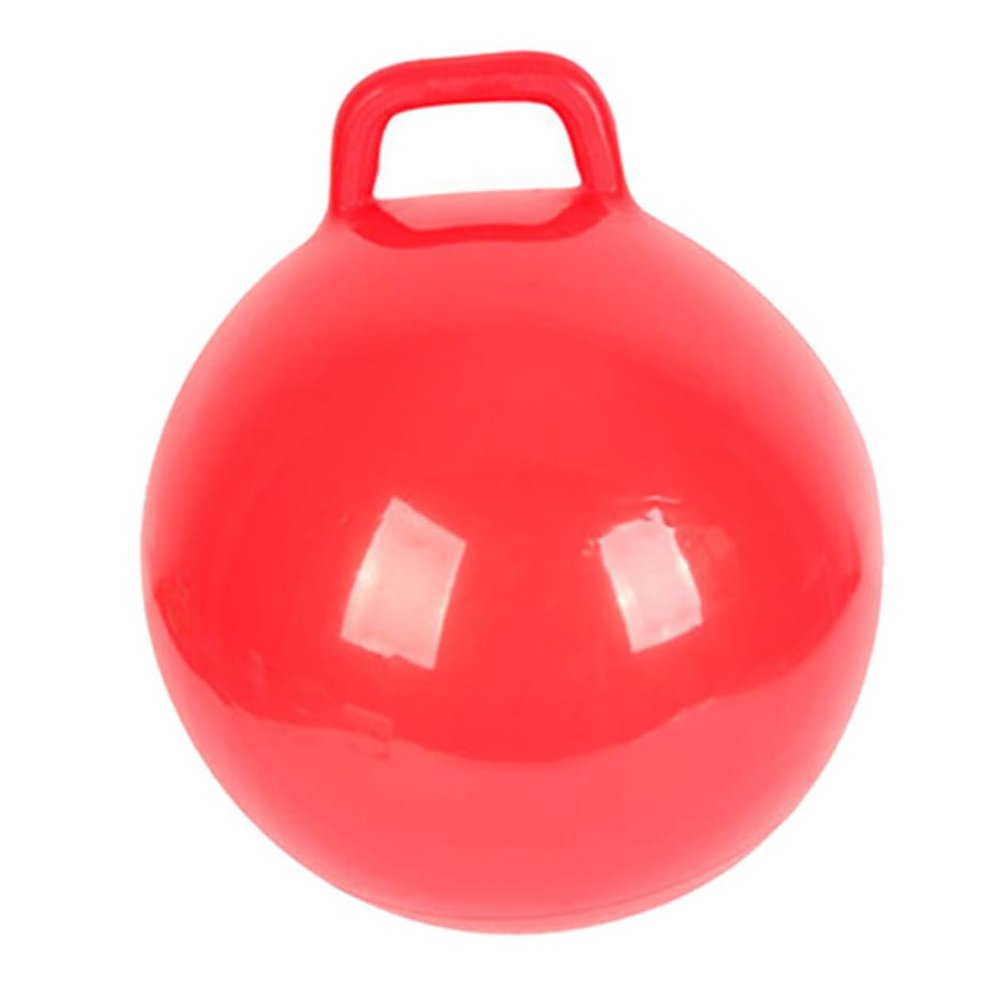ibasenice 2Pcs Inflatable Jumping Ball for Red Bounce with Handle Promotes Coordination Balance for Indoor Outdoor Fun Ages