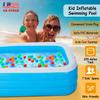 103"x69"x24" Large Inflatable Pool - Thickened Family-Sized Blow Up Pool for Adults/Kids, Fast Inflation & Drainage (Indoor/Outdoor Summer Use) view 2