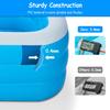 103"x69"x24" Large Inflatable Pool - Thickened Family-Sized Blow Up Pool for Adults/Kids, Fast Inflation & Drainage (Indoor/Outdoor Summer Use) view 4
