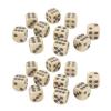 SPYMINNPOO 20 PCs Six Sided Compact Cubes with Pearl Patterns, Clear Dots, Suitable for Parties or School Game, Mathematical Learning Aid view 1