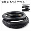 12" Kid Butyl Rubber Inner Tube 12X2.125 | 3m Valve Pneumatic Tire for Electric Scooter Bike Baby Stroller | 40 P.S.I. view 2