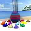 12pcs Baby Hammerhead Sharks and Egg, 3D Printed Plastic Ocean Sea Animals Figures, Colorful Articulated Baby Hammerhead Sharks, Fidget ADHD Autism Toy BHS001-SET-RBW2 view 2