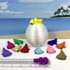 12pcs Baby Hammerhead Sharks and Egg, 3D Printed Plastic Ocean Sea Animals Figures, Colorful Articulated Baby Hammerhead Sharks, Fidget ADHD Autism Toy BHS001-SET-WHE view 1