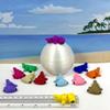 12pcs Baby Hammerhead Sharks and Egg, 3D Printed Plastic Ocean Sea Animals Figures, Colorful Articulated Baby Hammerhead Sharks, Fidget ADHD Autism Toy BHS001-SET-WHE view 3