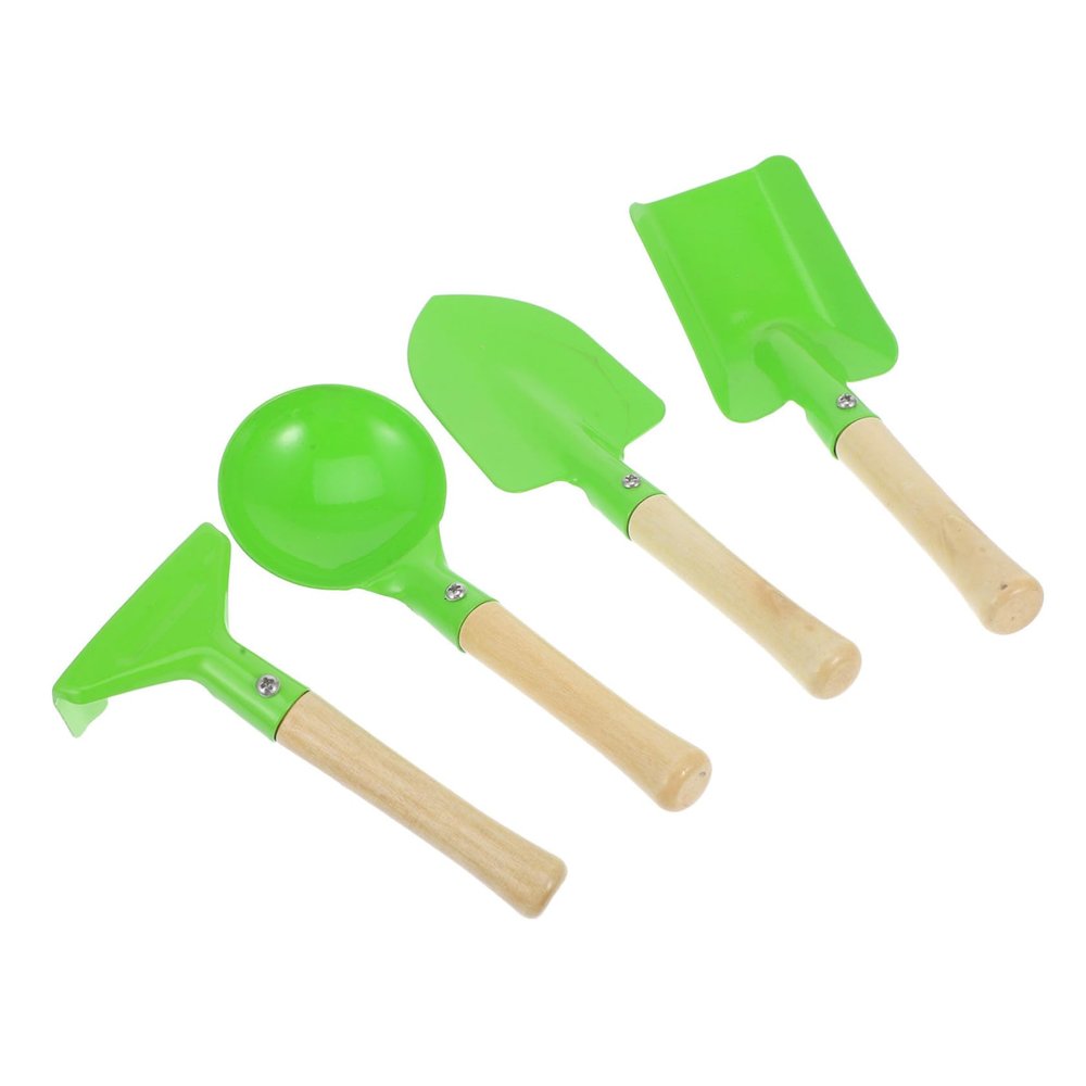 UPKOCH 4Pcs Beach Sand Creative Shovels and Rakes for Fun Seaside Play Lightweight Garden Tools for Outdoor Beach Activities