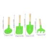 UPKOCH 4Pcs Beach Sand Creative Shovels and Rakes for Fun Seaside Play Lightweight Garden Tools for Outdoor Beach Activities view 2