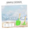 UPKOCH 4Pcs Beach Sand Creative Shovels and Rakes for Fun Seaside Play Lightweight Garden Tools for Outdoor Beach Activities view 3
