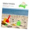 UPKOCH 4Pcs Beach Sand Creative Shovels and Rakes for Fun Seaside Play Lightweight Garden Tools for Outdoor Beach Activities view 4
