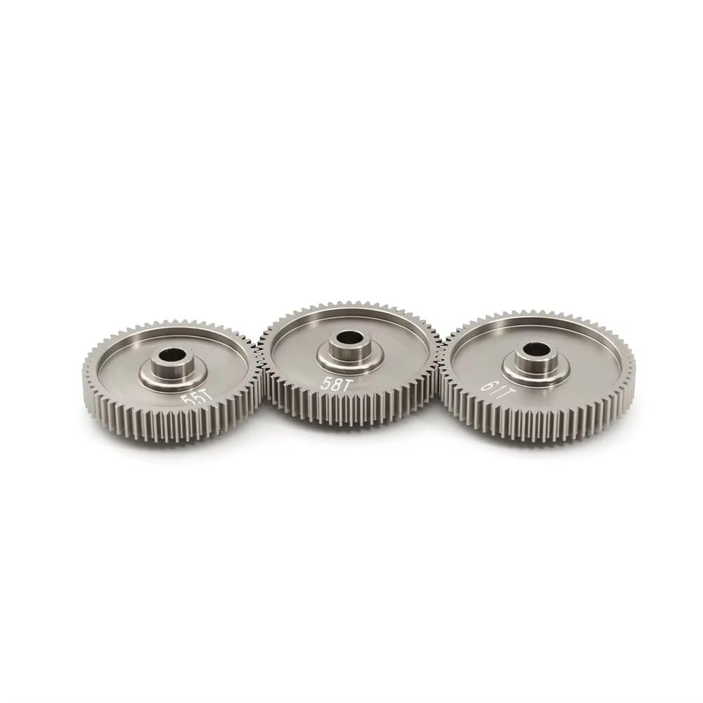 RC Spare Part Compatible with Tamiya for TT01 TT01D TT01E 1/10 RC Cars Upgrade Parts Spare Replacement Accessories 61T Spur Gear 51004