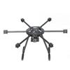 SpeedyFPV X600 Carbon Fiber Hexacopter Frame Kit, 600mm Wheelbase, Fixed Landing Gear, 550g Lightweight Design, 11-inch Prop Compatible view 3