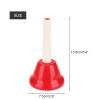 8PCS Hand Bells Set, 8 Note Colorful Metal Handbells Set Musical Instrument Teaching Percussion Instrument for Kids Children view 4