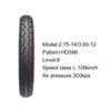 , 2.50-14 6pr Boutique Inner and Outer Tires, Low Wear, Non-slip Three-wheel Electric Tires, 280kpa view 2