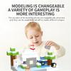 138 Pcs Magnetic Building Blocks, Enhance STEM Learning, Creative Play & Logical Thinking, Durable & Vibrant Color with Light Up Blocks, Ideal for Classroom & Screen-Free Entertainment (Glacier) view 2