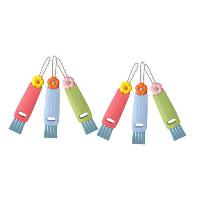 2Sets Multifunctional Cup Lid Cleaning Brush Efficient Detail Cleaner for Water Bottles Cups Tight Spaces Durable Material for Home Kitchen Use