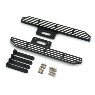 QTUONVD RC Upgrade Parts for WLtoys for FMS for Fire for Horse for EAZYRC for Desert Storm 1/18 RC Remote Control Car Metal Upgrade Accessory Foot Pedals(Black)