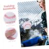 12Pcs Soft PU Baseballs for Teenagers Safe Training Balls for Baseball Softball for Youth Players Comfortable Grip Injury Reducing Design view 4