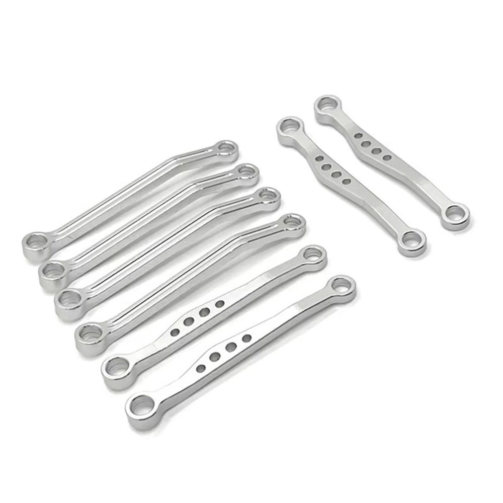 AQWBTYD RC Car Upgrade Parts Compatible with WPL C64 1/16 RC Car Aluminum Alloy Front Rear Fixed Rod Kit Upgrade Parts Accessories