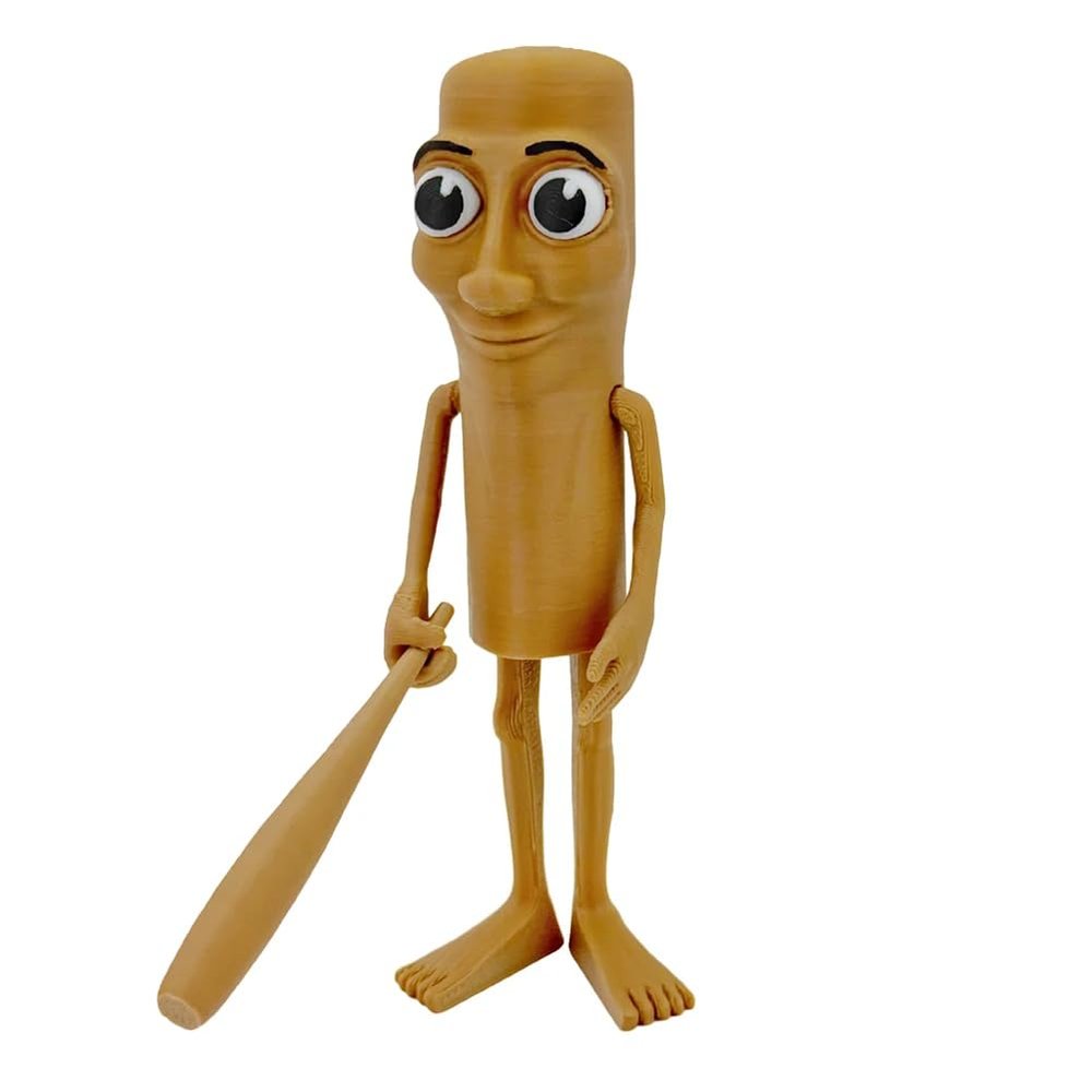 Tung Tung Sahur Italian Brainrot Wooden Stick Creative 3D Printed Toys