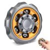 Bihevn Metal Precision Fidget Spinner - Anxiety Rotator & Restless Fidget Toy, Stress-Relief Tool for Adults & Kids A Grey view 1