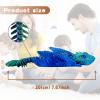 3D Printed Dragon with Wings,Feathered Wyvern Dragon,Articulated Dragon,3D Printed Animals Fidget Dragon,Desktop Pet - Perfect for Fantasy Enthusiasts (Blue Green) view 2