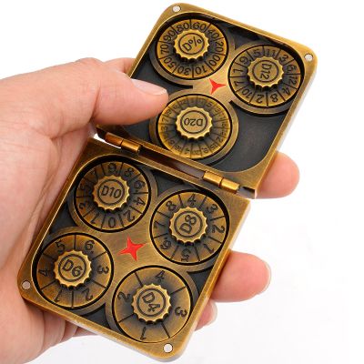 7-in-1dice Spinner,DND Spinner dice, Spinner dice 7-in-1 Metal DND dice for Suitable for Most Table Games dice d&d Spinner dice DND Gifts