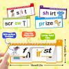 40 Read and Rhyme Flip Books,Phonics Word Family Build Book Learn to Read Phonics Flash Cards,Sight Words Flash Cards Kindergarten Reading Books,Flip Book Word Games for Preschool Learning Activities view 2