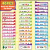 40 Read and Rhyme Flip Books,Phonics Word Family Build Book Learn to Read Phonics Flash Cards,Sight Words Flash Cards Kindergarten Reading Books,Flip Book Word Games for Preschool Learning Activities view 4