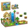 138 Pcs Magnetic Building Blocks, Enhance STEM Learning, Creative Play & Logical Thinking, Durable & Vibrant Color with Light Up Blocks, Ideal for Classroom & Screen-Free Entertainment (Forest Farm) view 1