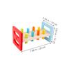 Yardwe 2Pcs Hammer Montessori Pounding Plaything for Enhancing Hand Eye Coordination Cognitive Skills Durable Construction for Interactive Learning view 2