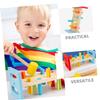Yardwe 2Pcs Hammer Montessori Pounding Plaything for Enhancing Hand Eye Coordination Cognitive Skills Durable Construction for Interactive Learning view 3