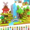 Magnetic Blocks, Build Mine Magnet World Forest Farm Edition, Magnetic Building Blocks for Kids Ages 4-6 6-8 8-12, Sensory STEM Toys for Boys & Girls view 1