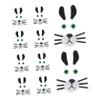 Veemoon 10sets Animal Eyes for Crafts Dog Accessories and Supplies Safety Nose Craft Nose Stuffed Animal Making view 1
