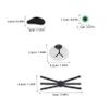 Veemoon 10sets Animal Eyes for Crafts Dog Accessories and Supplies Safety Nose Craft Nose Stuffed Animal Making view 2