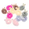 12pcs Kids Hair Rope With Bunny Ears Fuzzy Ponytail Scrunchies For Little Girls Decorative Plush Hair Ties For Daily Use And Party Styling view 1
