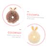 12pcs Kids Hair Rope With Bunny Ears Fuzzy Ponytail Scrunchies For Little Girls Decorative Plush Hair Ties For Daily Use And Party Styling view 3