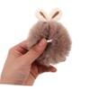 12pcs Kids Hair Rope With Bunny Ears Fuzzy Ponytail Scrunchies For Little Girls Decorative Plush Hair Ties For Daily Use And Party Styling view 4