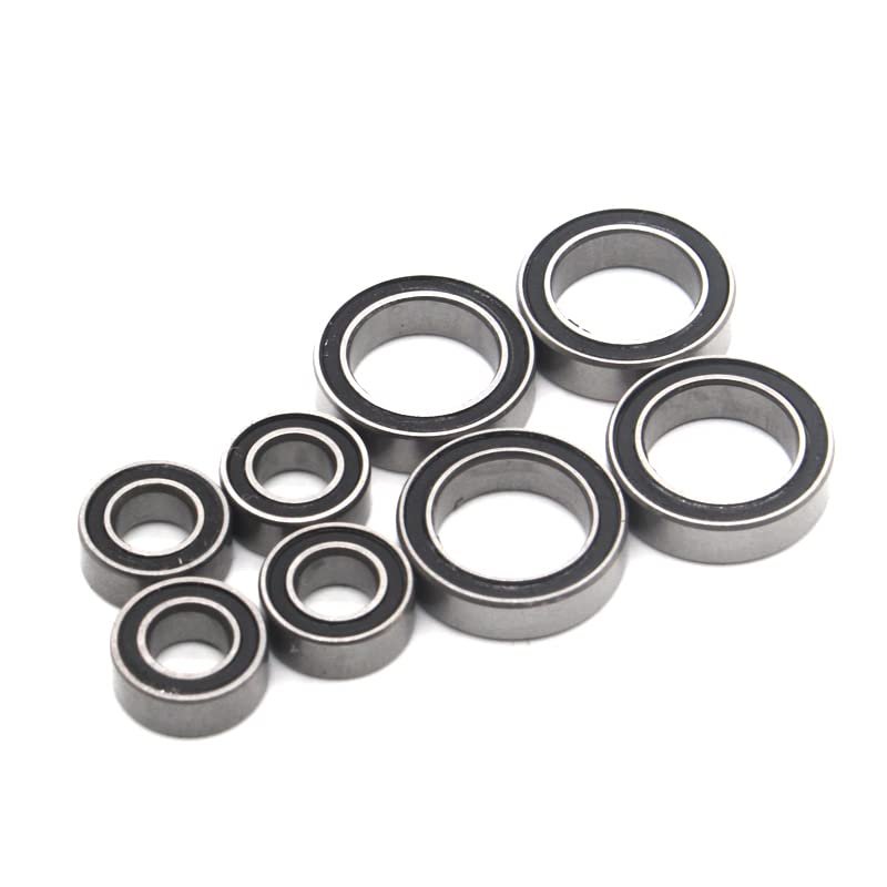 for HSP 102068 Mount Ball Bearings 02138 02139 02079 02080 1/10 Upgrade Parts for 94122 94123 94107 94111 94155 94166 94177 94188(Black)
