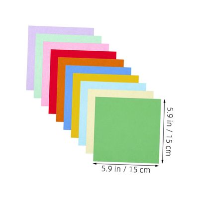 200Pcs Colorful Origami Paper for DIY Craft Supplies Creative Square Card Stock for Arts Crafts Enhance Fine Motor Skills for School Projects